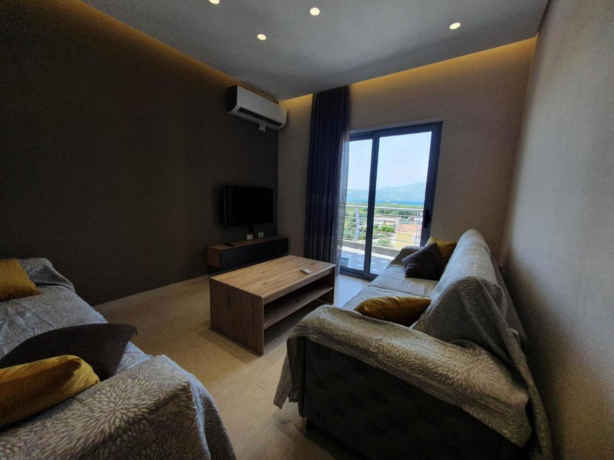 Mountain Meets Sea-Spectacular View In Orikum Apartment 외부 사진